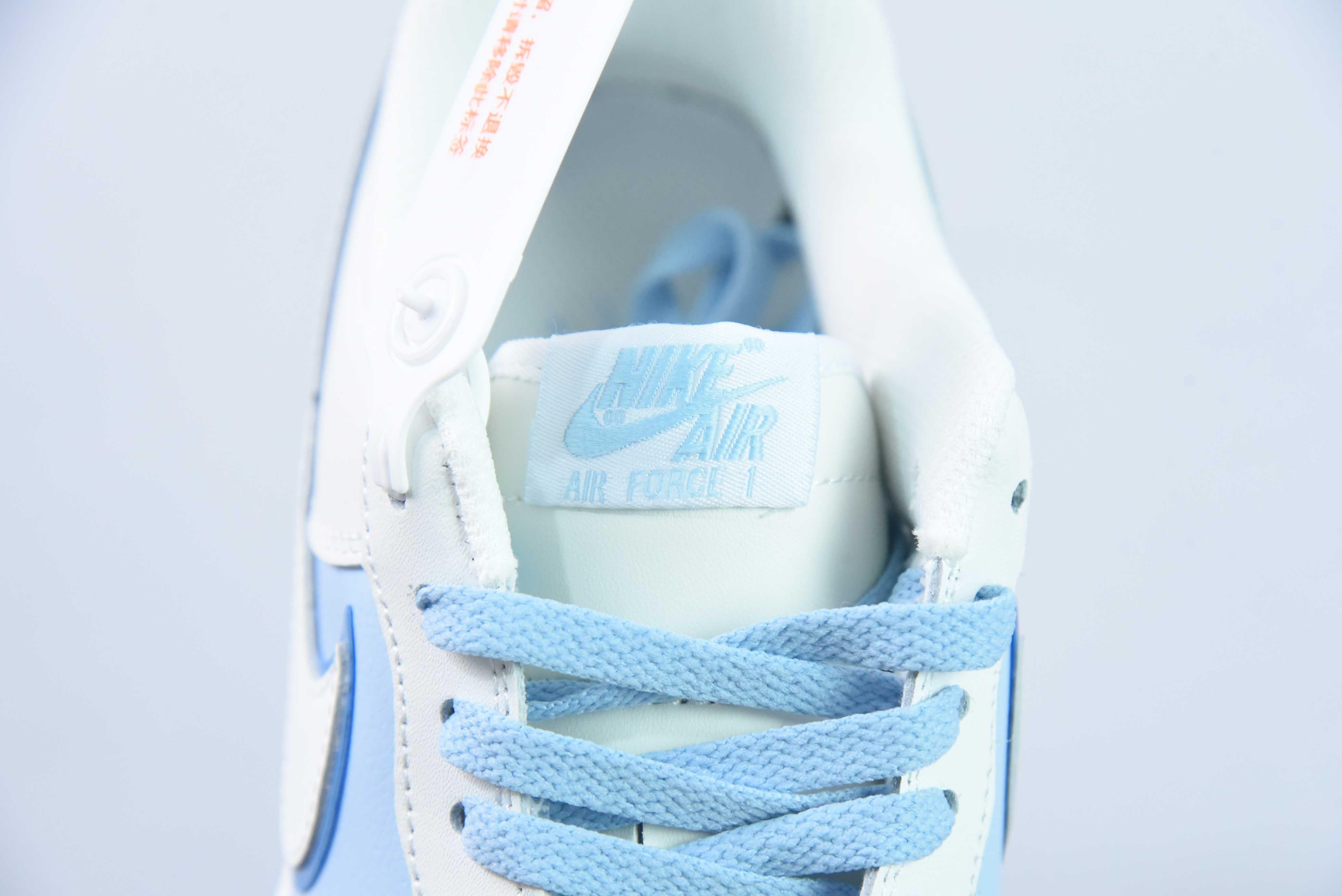 Tênis Nike Air Force 1 White Blue (w)
