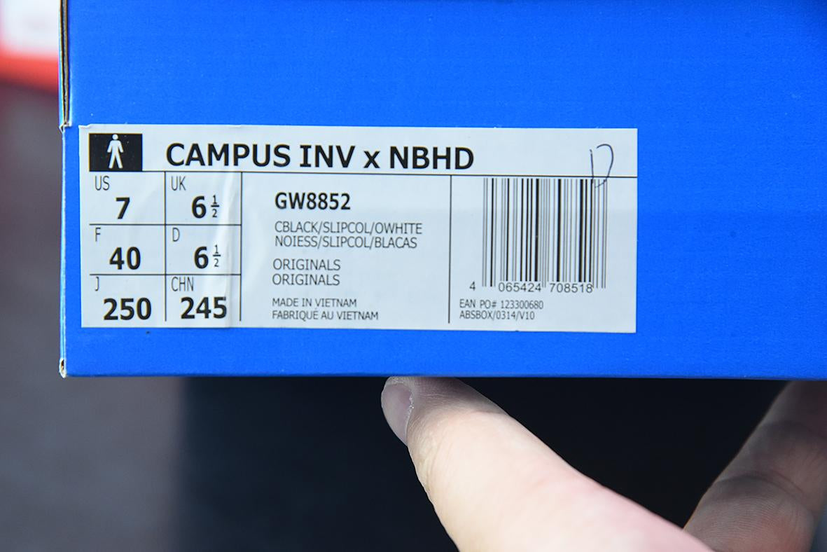 Tênis adidas Campus Invincible x Neighborhood