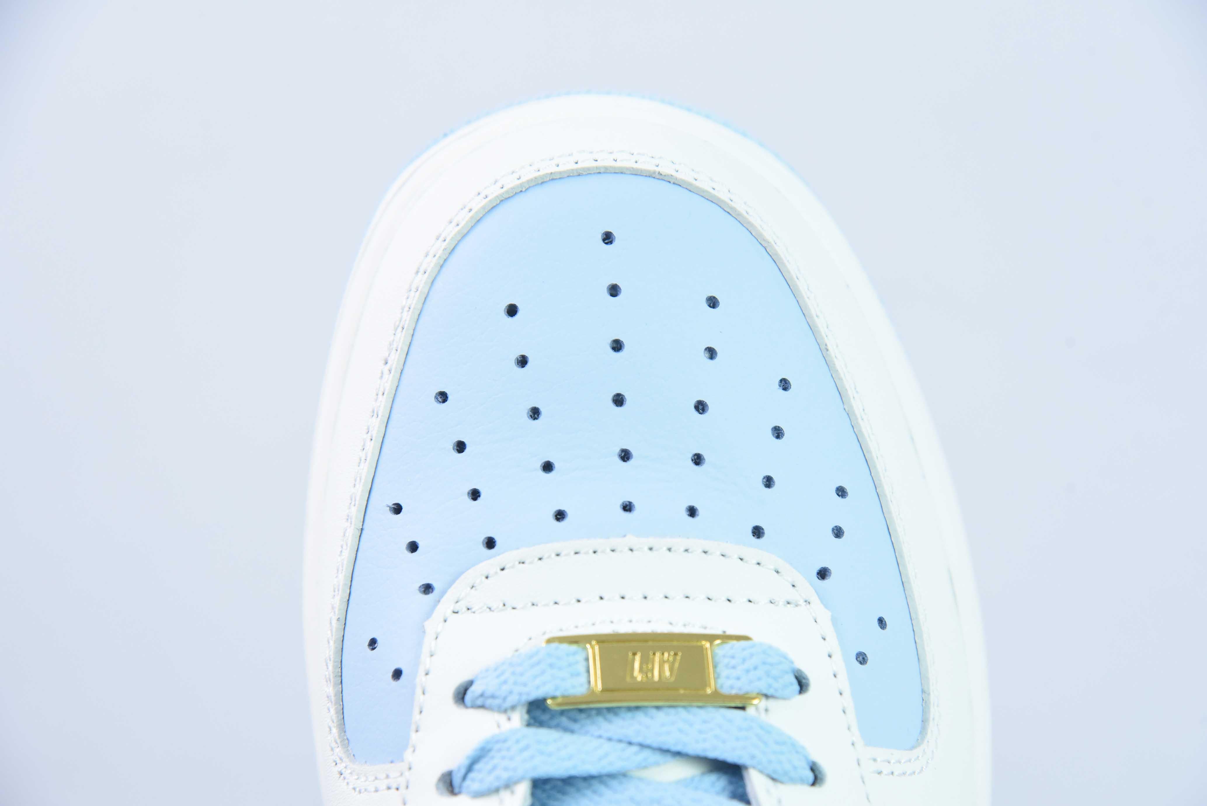 Tênis Nike Air Force 1 White Blue (w)