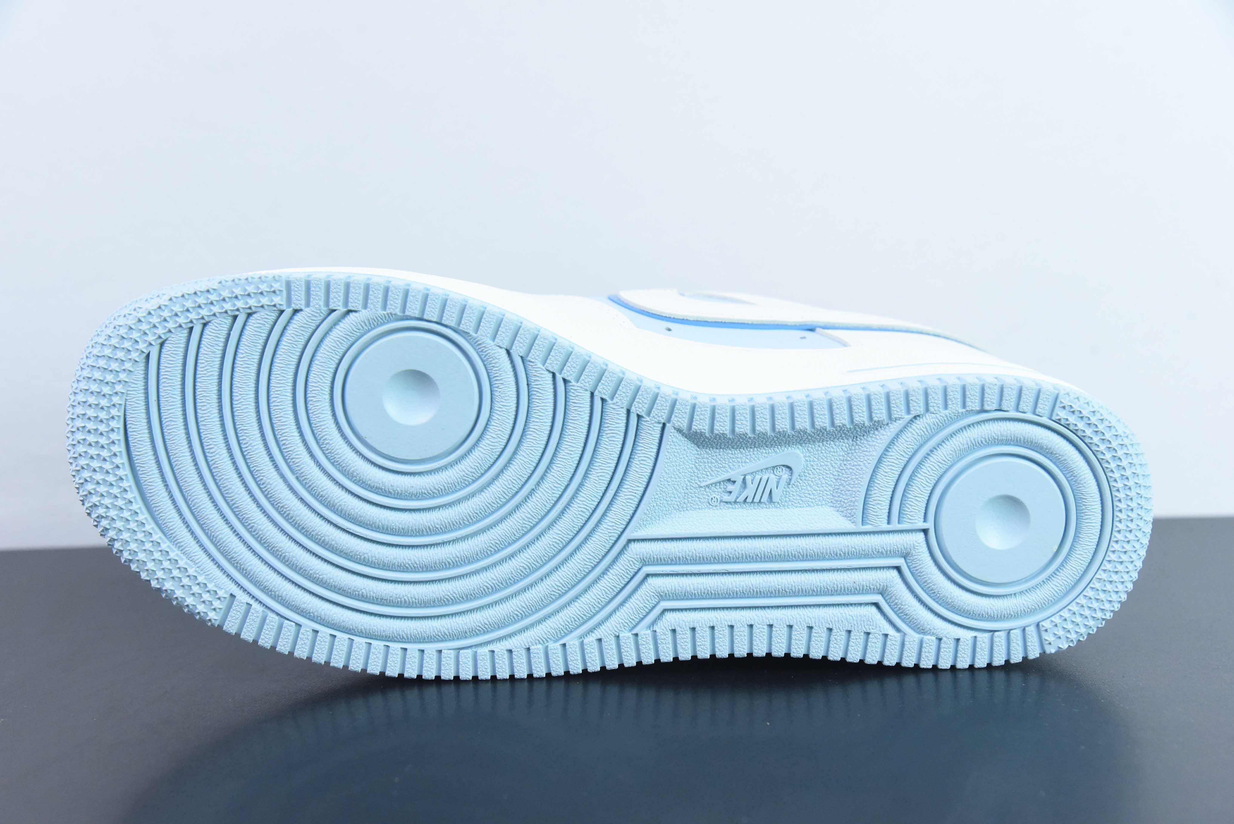 Tênis Nike Air Force 1 White Blue (w)