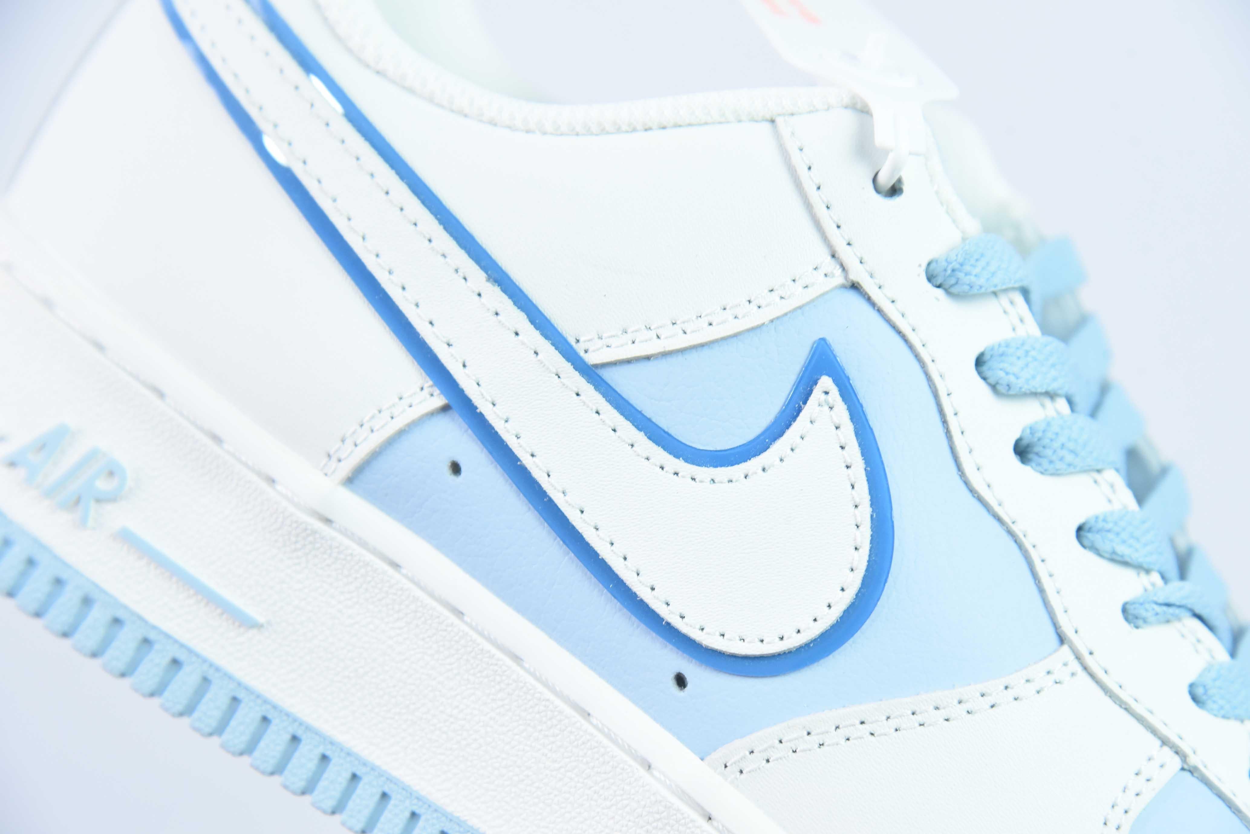 Tênis Nike Air Force 1 White Blue (w)