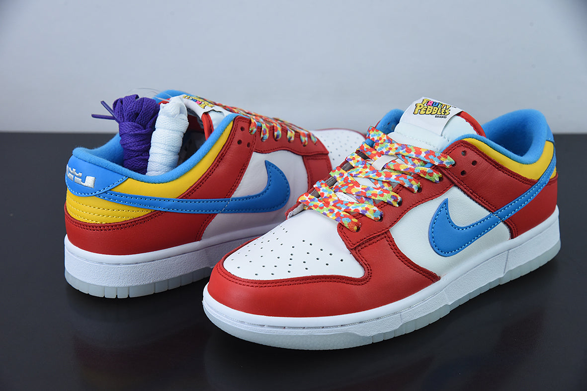 Tênis Nike Dunk Low QS LeBron James Fruity Pebbles