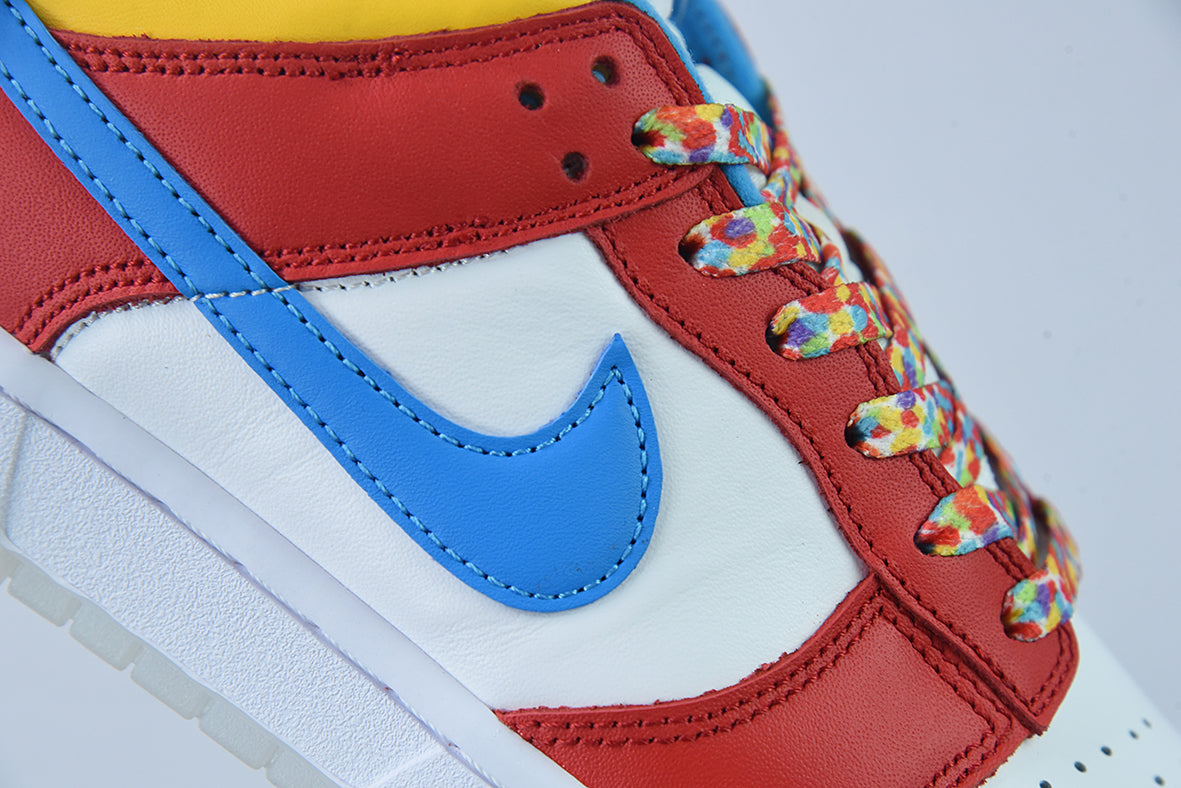 Tênis Nike Dunk Low QS LeBron James Fruity Pebbles