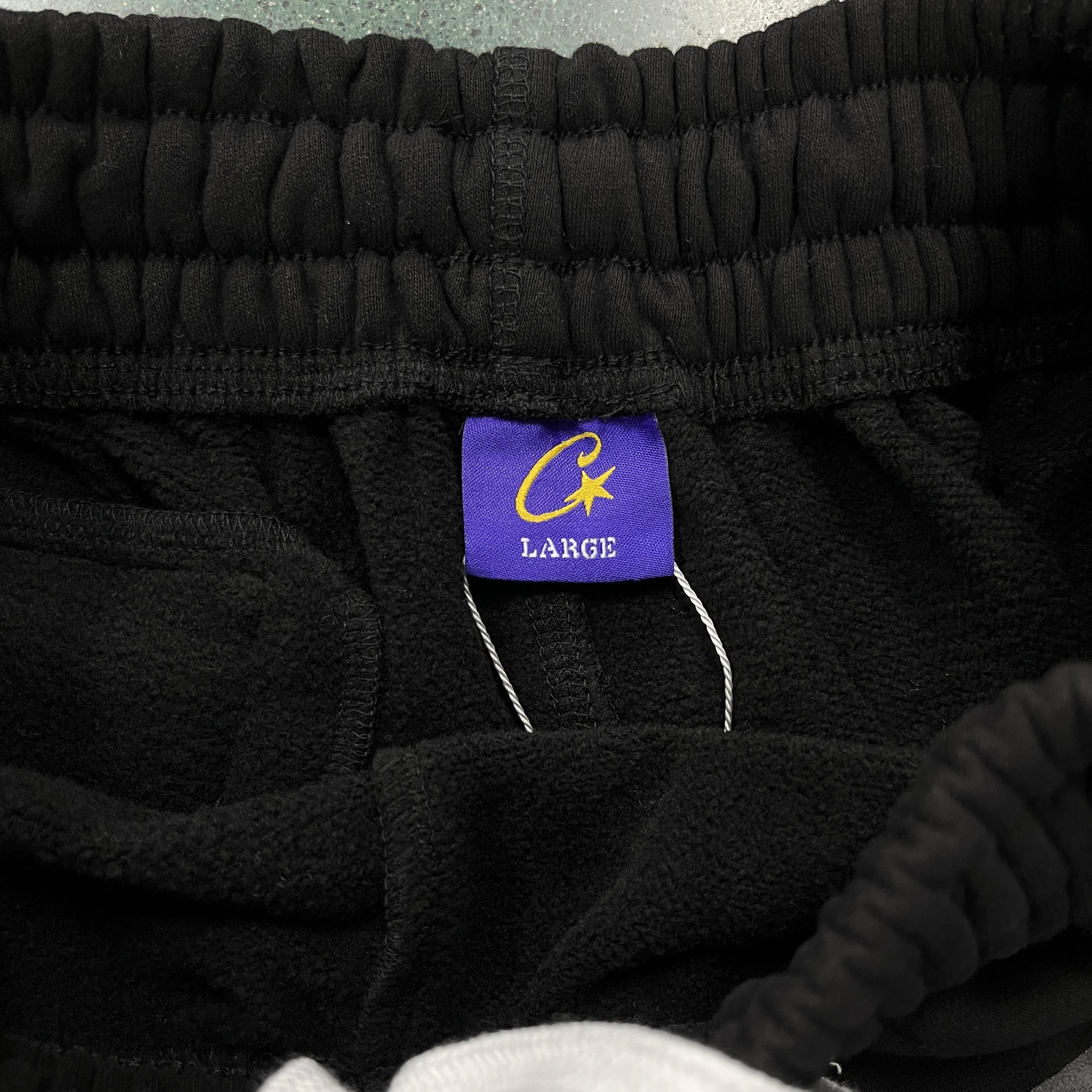 Calça Moletom Corteiz OG Alcatraz Black