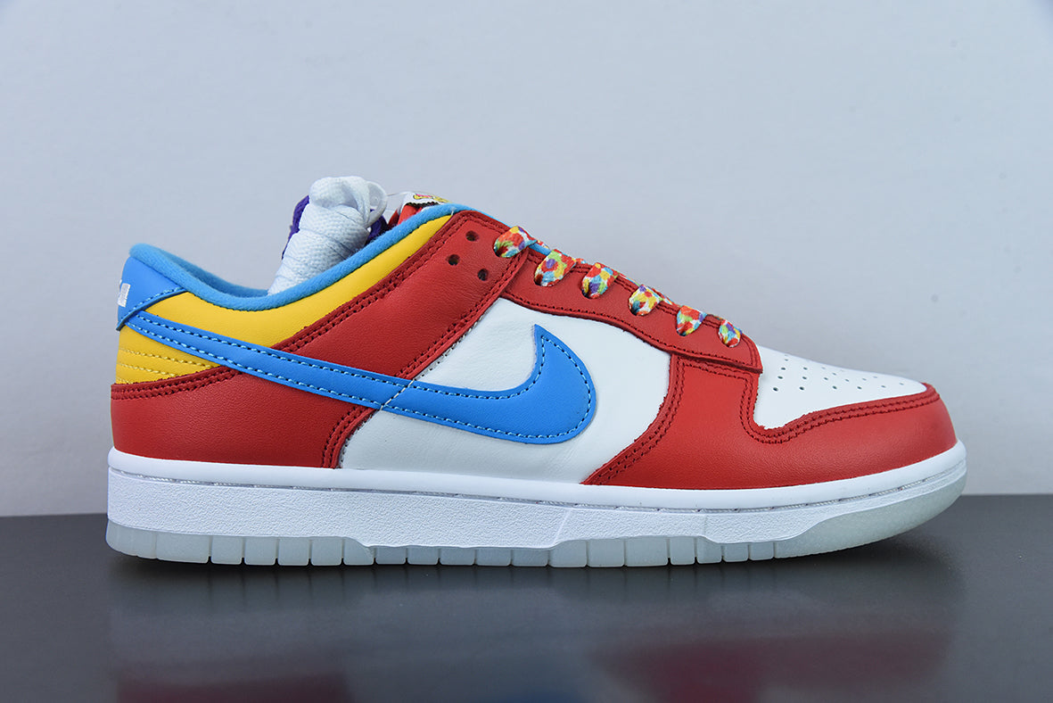 Tênis Nike Dunk Low QS LeBron James Fruity Pebbles