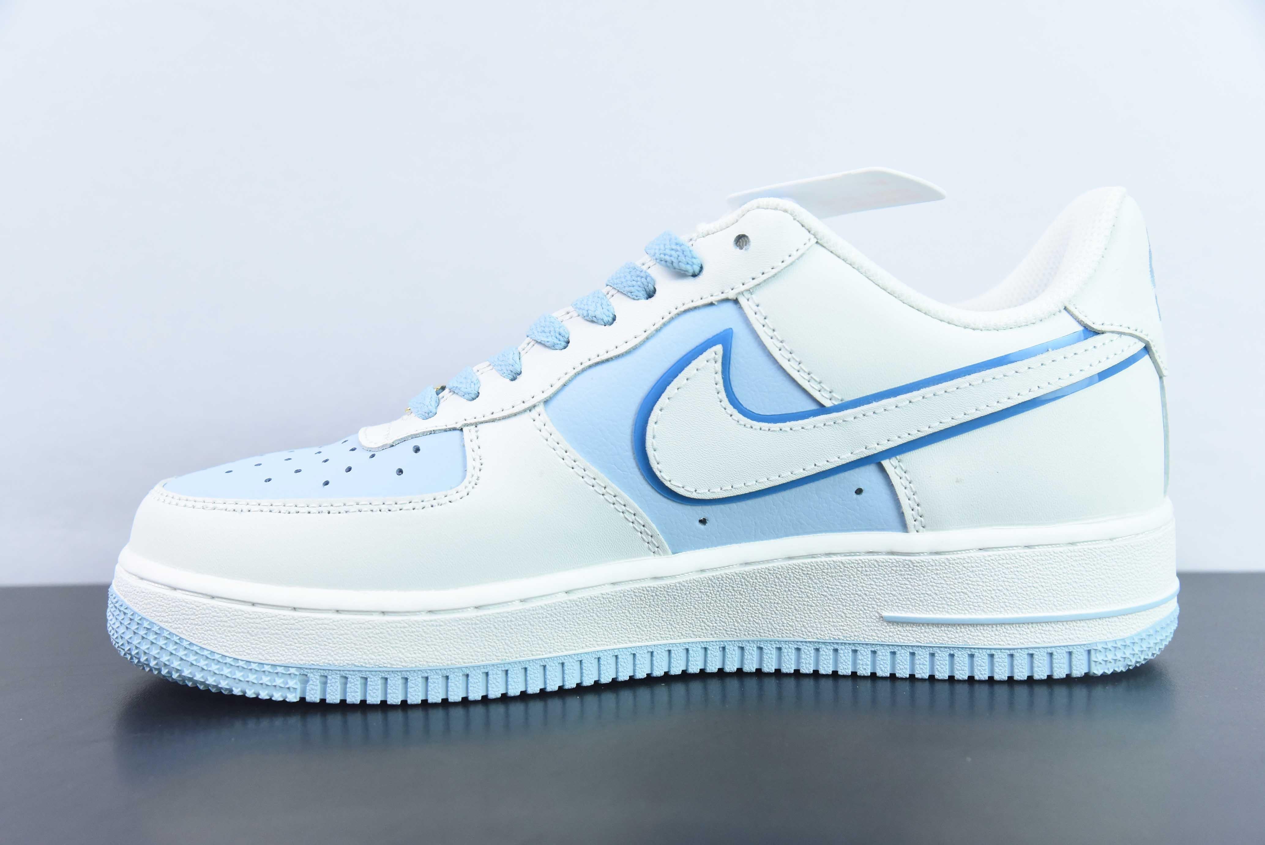 Tênis Nike Air Force 1 White Blue (w)