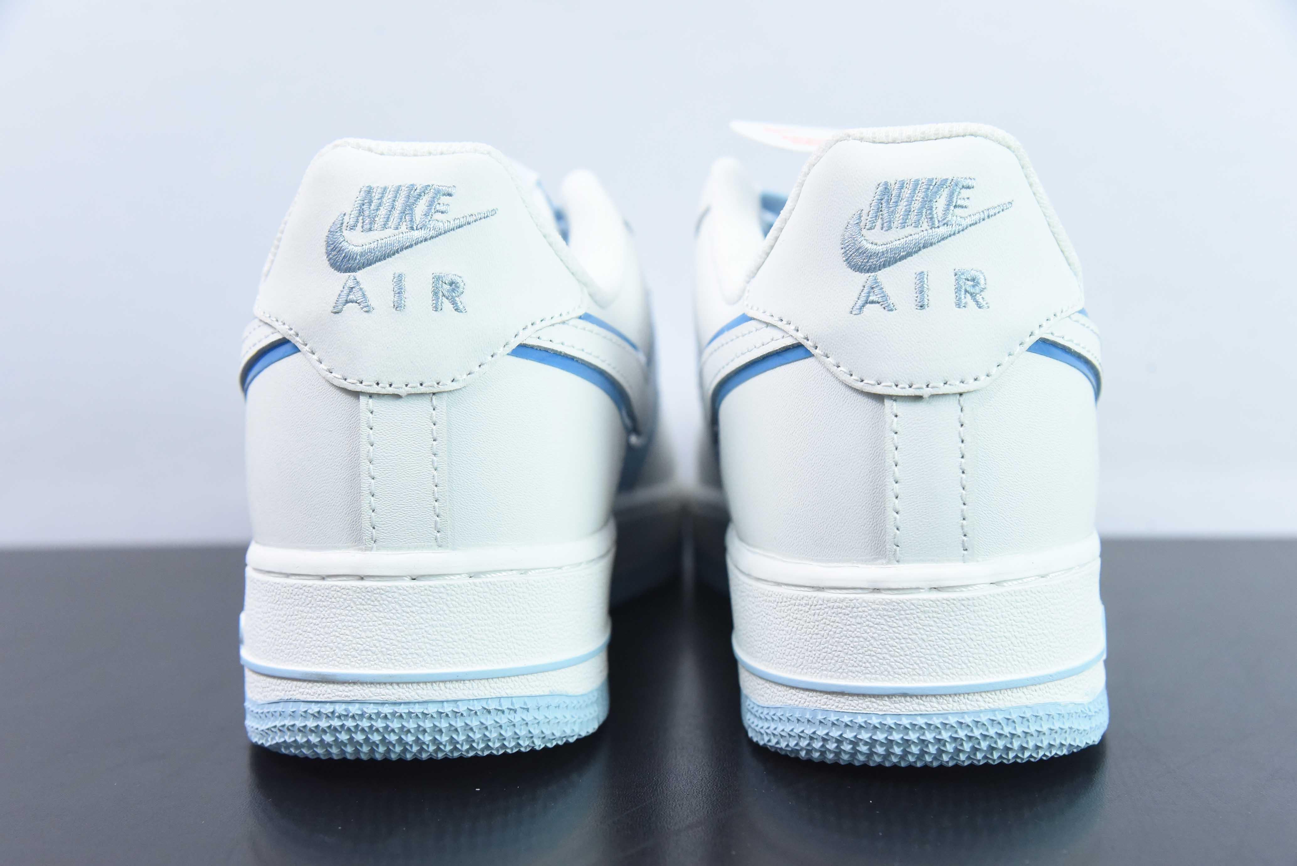 Tênis Nike Air Force 1 White Blue (w)