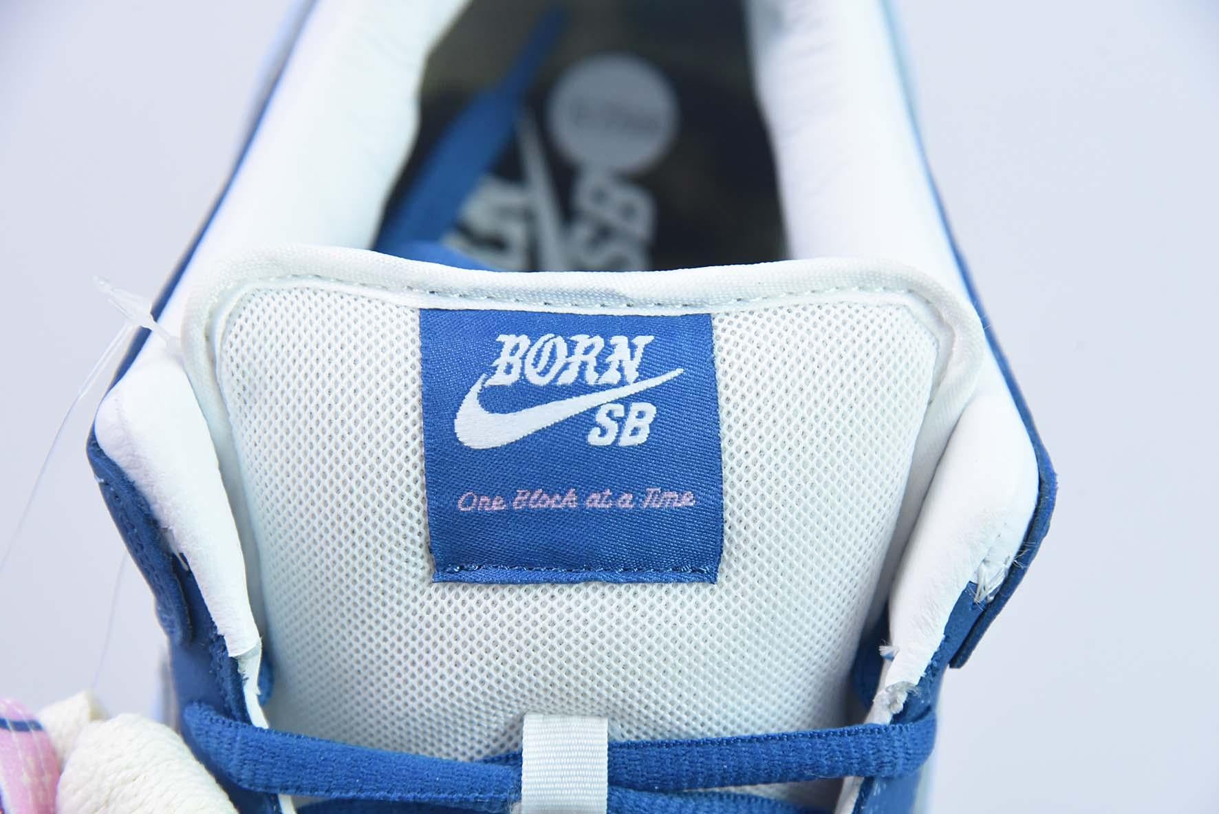 Tênis Born Raised x Nike SB Dunk Low One Block At A Time