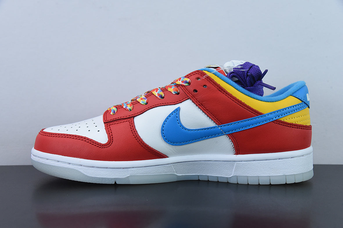 Tênis Nike Dunk Low QS LeBron James Fruity Pebbles