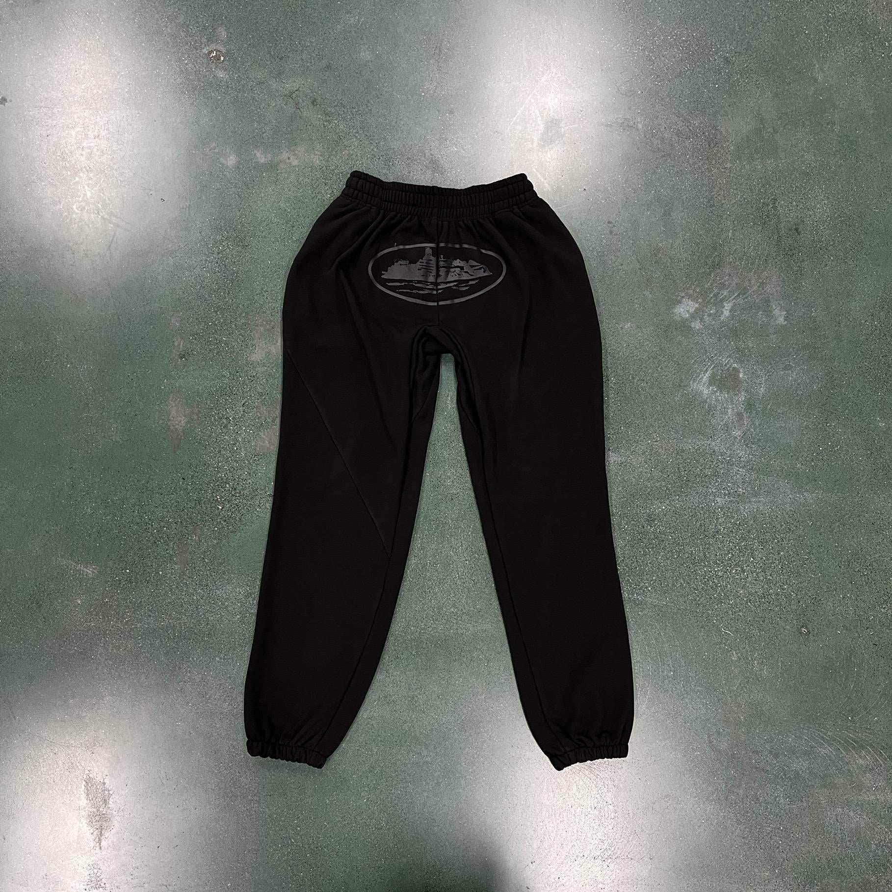 Calça Moletom Corteiz OG Alcatraz Black