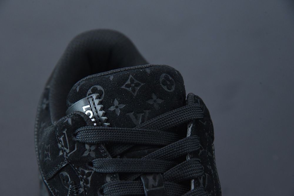 Tênis Louis Vuitton x Nike Air Force 1 Low By Virgil Abloh Black