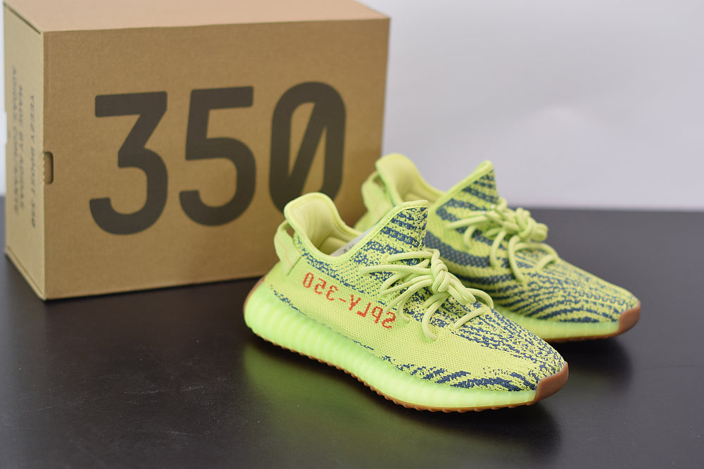 Adidas yeezy jaune best sale fluo