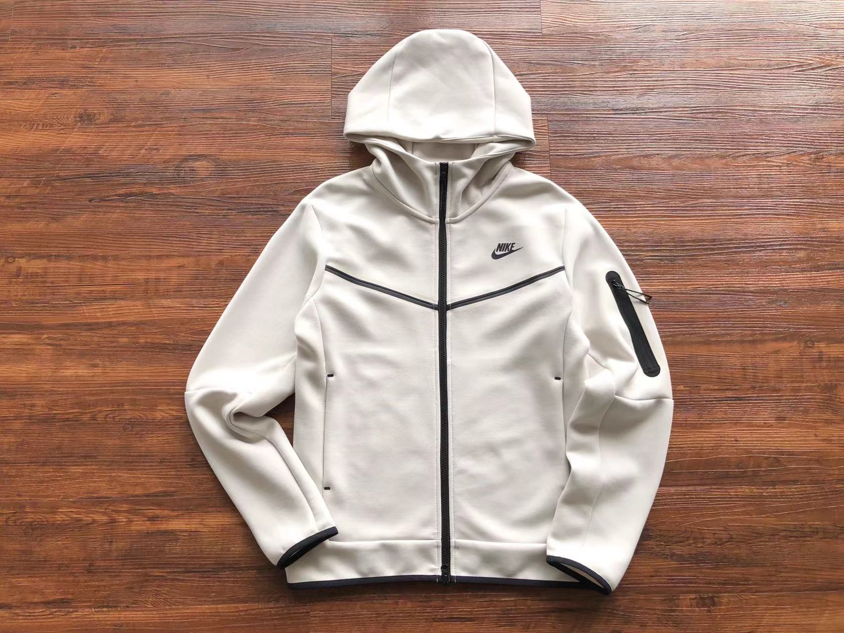 Conjunto Tech Fleece White Grey