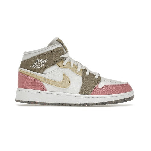 Tênis Jordan 1 Mid SE Pastel Vivid Green Grind (W)
