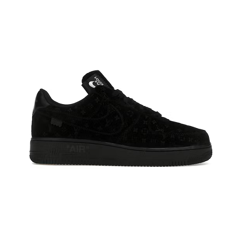 Tênis Louis Vuitton x Nike Air Force 1 Low By Virgil Abloh Black
