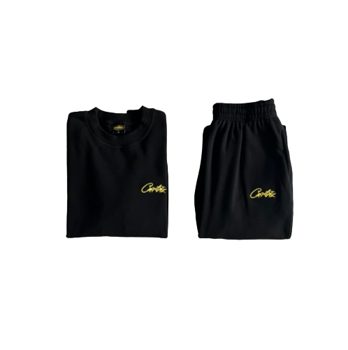 Conjunto Casaco e Calça Corteiz Alcatraz Basic Crewneck