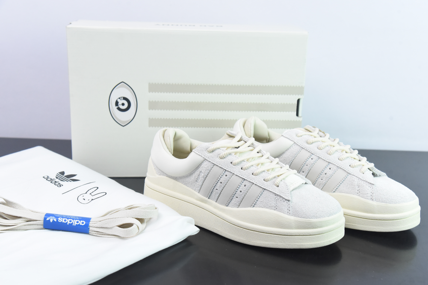Tênis adidas Campus Light Bad Bunny Cream