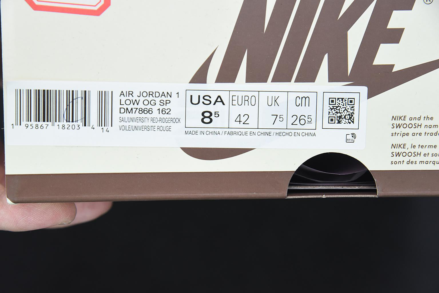 Tênis Jordan 1 Retro Low OG SP Travis Scott Olive (W)