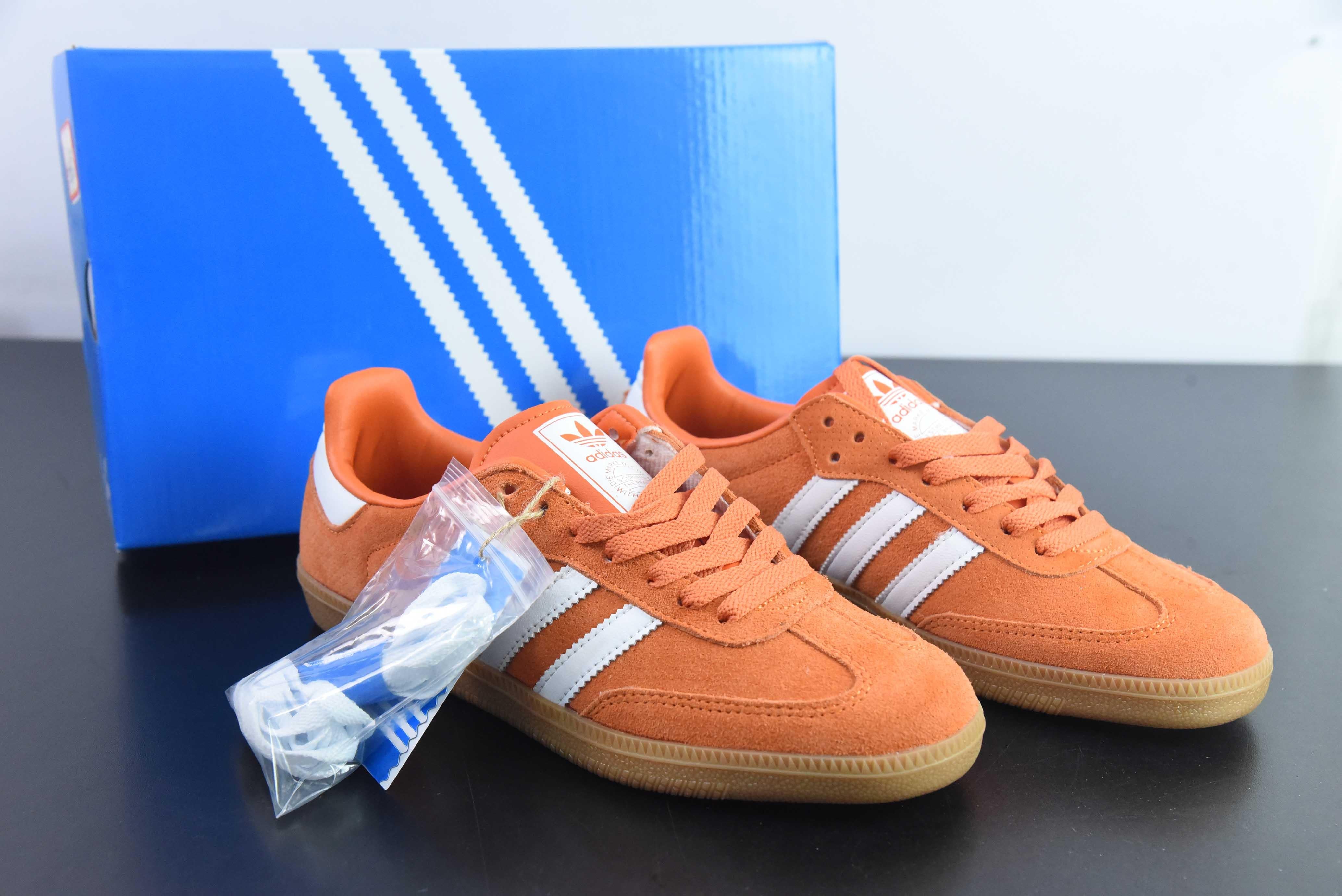 Tênis Adidas Samba OG Orange Rush Gum (W)