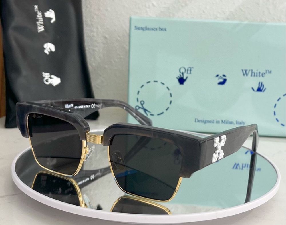 Óculos Fang Frames Black Off White
